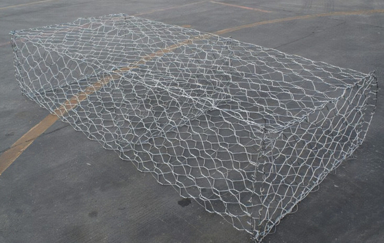 Ausgezeichnete Haltbarkeit Zinkbeschichtete Gabion-Box für die Überschwemmungsbekämpfung