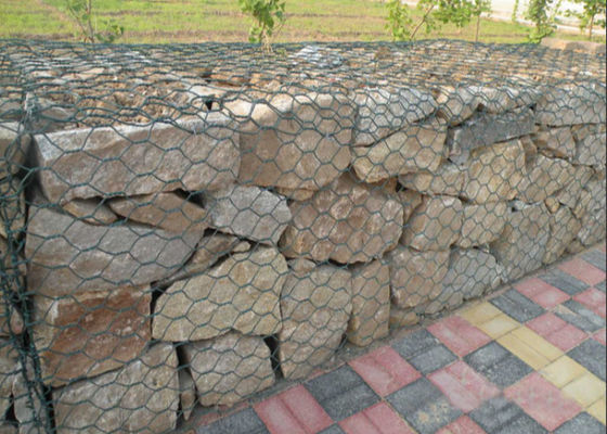 Doppeldrehte hexagonale Gabion-Drahtnetze für Landschaftsbau