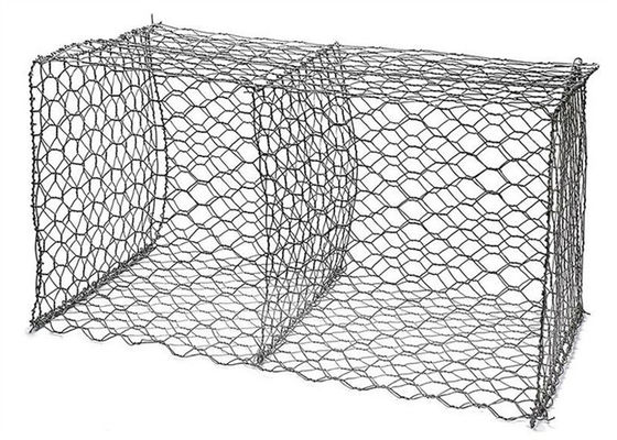 Zinkbeschichtete Metall-Steinkäfig, Gabion-Gitterkörbe, 2m x 1m x 1m für das Wasserschutzprojekt
