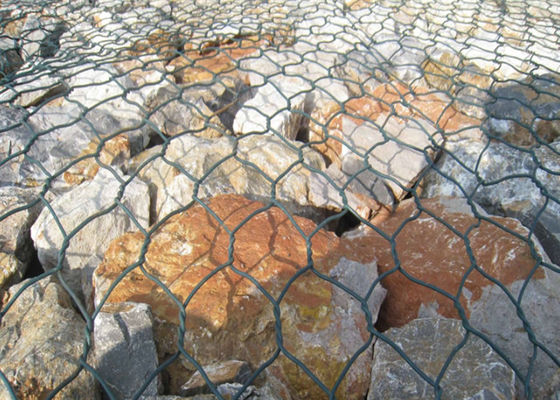 Hot Dip Galvanized Gabion Mesh für die Erosionsbekämpfung 2m X 1m X 1m