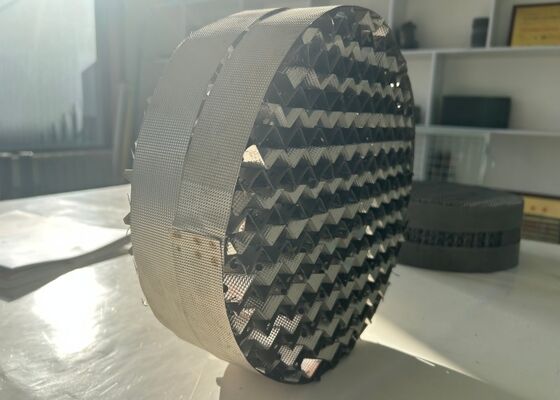 SS304 316L Metallstrukturverpackung 500Y/700Y zur Destillation