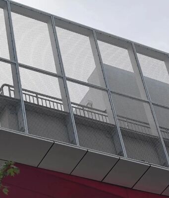 Architektonisches Diamant-erweitertes Metalldrahtnetz für Fassaden und Innenarchitektur