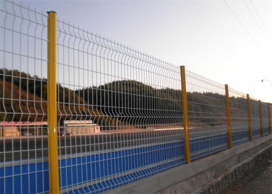 Garten-PVC beschichtete grünen gebogenen 3d Draht Mesh Fence 1.8*3.0m