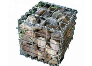 Silber/Grün galvanisierten Gabions-Maschendraht-einfache Wartung für Geflügel