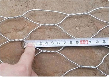 PVC beschichtete,/galvanisierte sechseckige Draht-Mesh Gabion Basket For Retaining-Wand