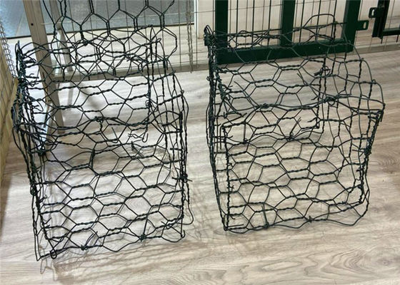 Kohlenstoffarmer Draht Mesh For River Bank des Draht-2.4mm 80x100mm Gabion
