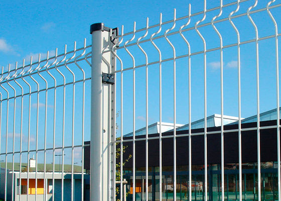 3d kurvte geschweißten Draht-Mesh Triangle Fence Panel For-Flughafen
