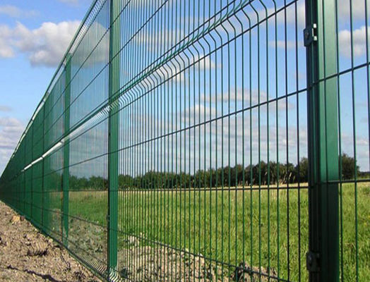 Heißes Bad-galvanisierte Kurve 3d schweißte Draht Mesh Fence Panel